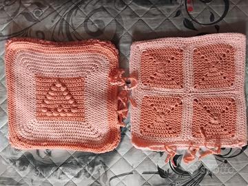 Copri cuscini ad uncinetto