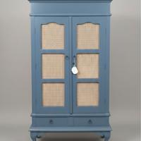 Armadio restyled unico blu polvere