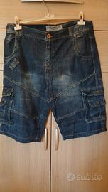 pantalone jeans corto 