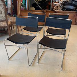 4 sedie Driade design Enzo Mari
