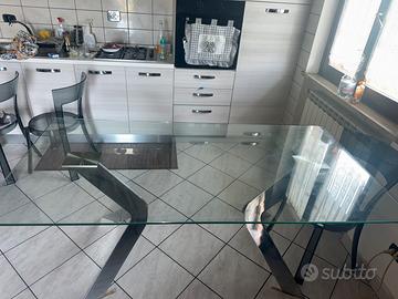 Tavolo vetro 190 x90 cm