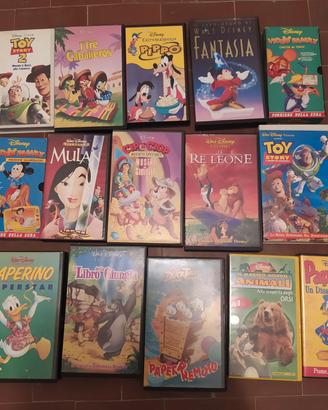 lotto stock vhs Disney e altro