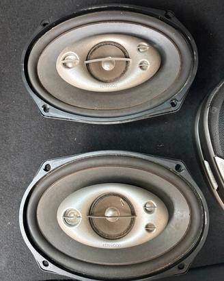 Casse per auto kenwood 450w ciascuna a 5 uscite