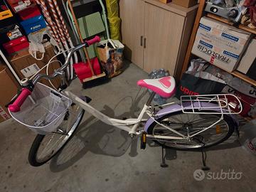 Bicicletta Violetta da bambina