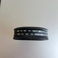 Gobe coppia di filtri CPL + UV 58mm