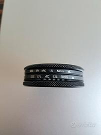 Gobe coppia di filtri CPL + UV 58mm