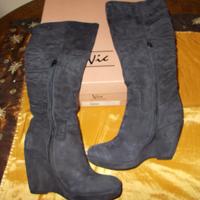 Vic matié scarpa donna stivale scamosciato tg 36