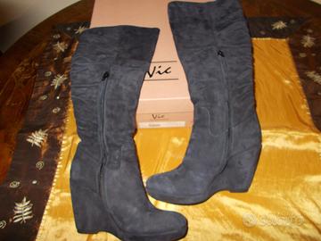 Vic matié scarpa donna stivale scamosciato tg 36