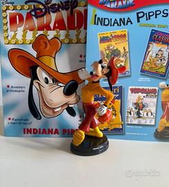 Indiana Jones Pippo FASCICOLO statuina Disney