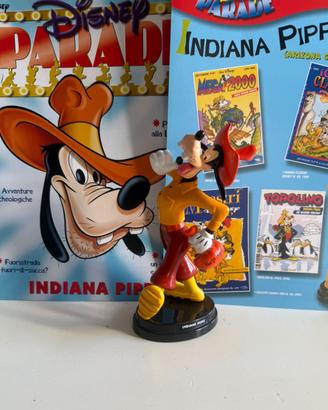 Indiana Jones Pippo FASCICOLO statuina Disney