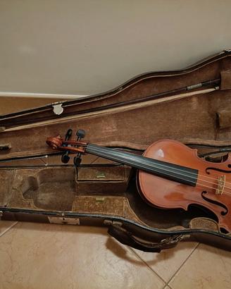 custodia vintage con violino