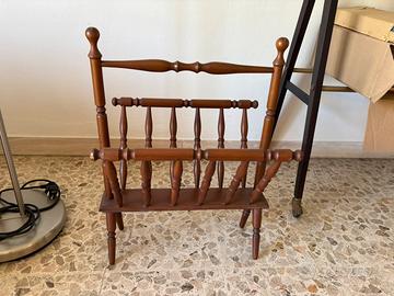 Portariviste legno anni 1950 1960 Vintage