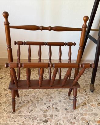 Portariviste legno anni 1950 1960 Vintage