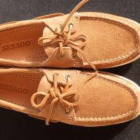 sebago Docksides Portland Crazy Brown Tan 