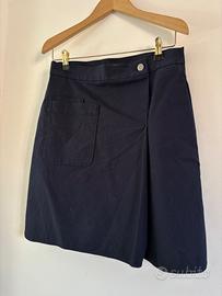 Gonna blu navy COS in cotone – Taglia S