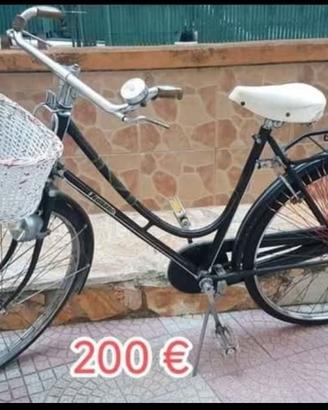 Bicicletta da donna d'epoca