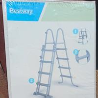 Bestway scaletta nuova piscina sicurezza 125cm