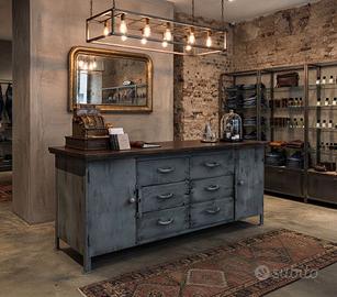 Bancone industrial originale  1950 banco officina