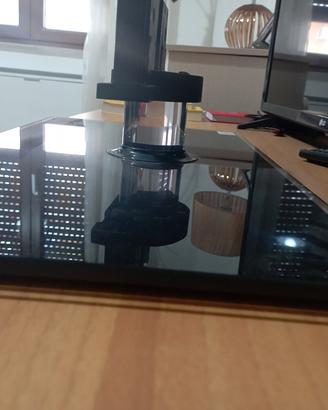 supporto tv Rialzo  con base in vetro temperato 
