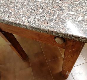 Tavolo Romagnolo Pianale in Marmo