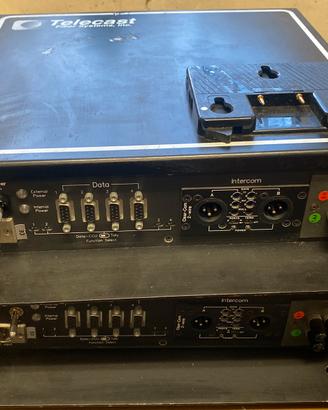 Convertitore  audio video Tx Rx fibra telecast
