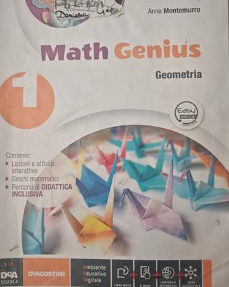 libri Math Genius 1 ISBN9788851119331