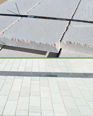 Basole Bocciardate in Pietra di Trani (6 Mq.)