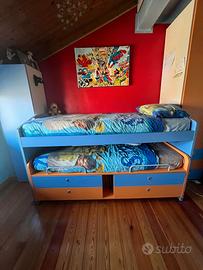 cameretta mistral letto a ponte