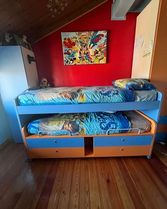 cameretta mistral letto a ponte