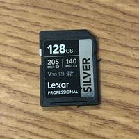 SD Lexar Professional 128 Gb Silver
