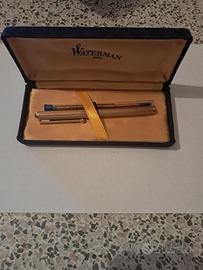 penna stilografica placata in oro