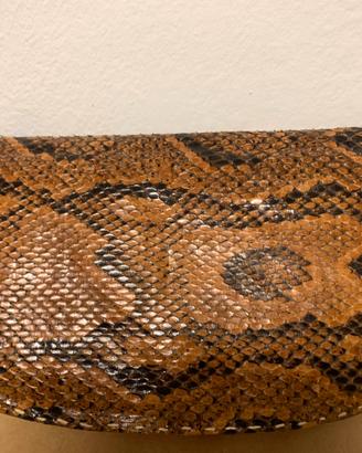 Borsa a Tracolla Vintage in Vera Pelle di Pitone