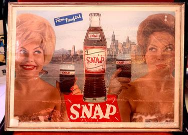 Insegna Tabella Pubblicitaria SNAP Vintage