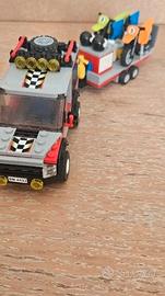 lego city fuoristrada con moto da cross
