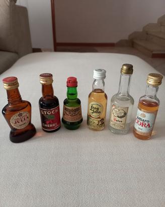 Lotto 6 Bottiglie Mignon Vintage