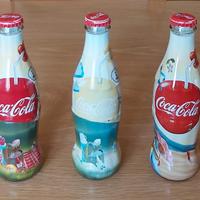 N.3 bottigliette Coca Cola Edizione Speciale. 