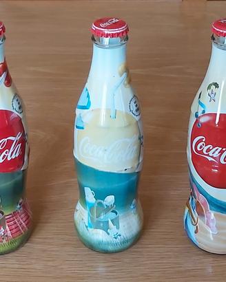 N.3 bottigliette Coca Cola Edizione Speciale. 
