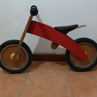 bici da equilibrio in legno massiccio 