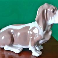 Deliziosa Statua Bassethound Royal Copenaghen Nume