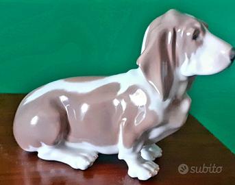 Deliziosa Statua Bassethound Royal Copenaghen Nume