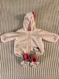 Felpa H&M taglia 4-6 mesi e ciabattine
