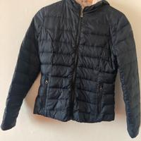 Piumino donna blu e cipria RRD tag S mezza stagion