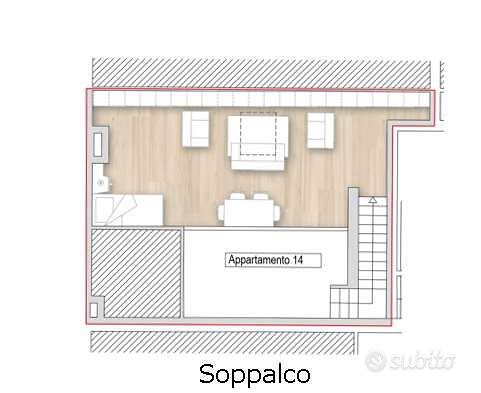 BORGO ROMITO - NUOVO 4 VANI CON SOPPALCO TERRAZZO - Vista 5