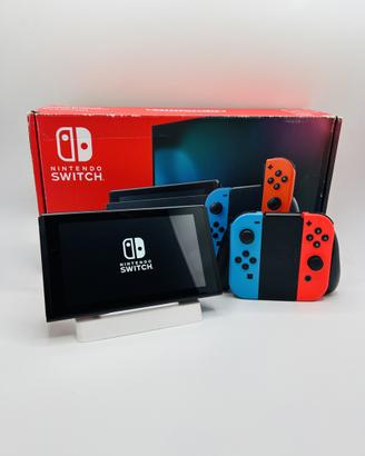 Nintendo Switch V2 Blu/Rosso Completa Scatola