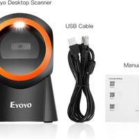 Eyoyo 1D 2D QR Scanner di codici a barre desktop