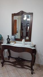 consolle specchiera antica