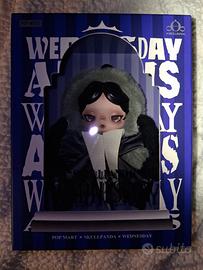 POP MARTx skullpanda x Wendsday Plush NEVERMORE Ac