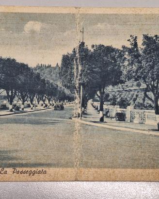 Cartolina e francobollo primo dopoguerra