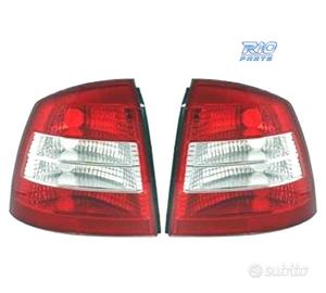 FANALI PER OPEL ASTRA G 3P 5P 97-04 LED ROSSO CROM