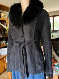 Cappotto corto con pelo volpe